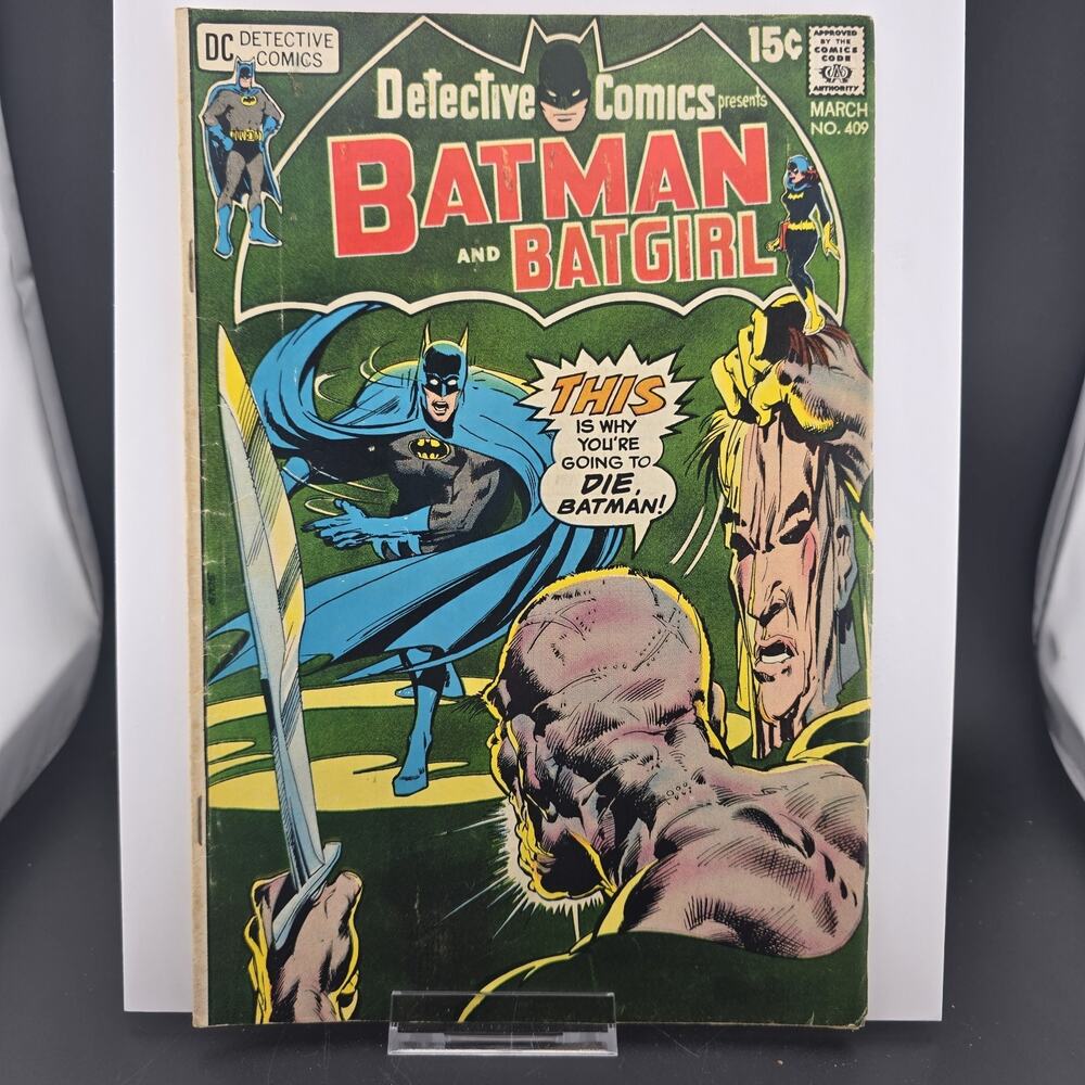 DETECTIVE COMICS #409 NEAL ADAMS COVER DC COMICS 1971